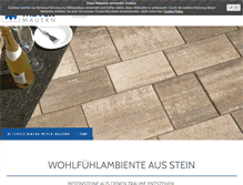 Tablet Screenshot of meyer-mauern.de
